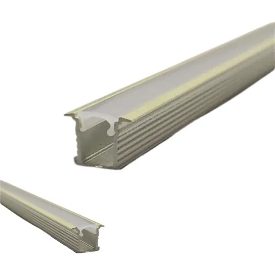 Perfil Nano De Embutir Branco Com Abas 13x9mm Com 2m Avant