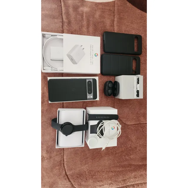 Combo Premium Google Pixel 8 Pro + Pixel Watch + Accesorios
