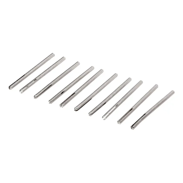 10 Uds 3/32  Papel De Lija Dividido Mandriles Rectos Vástago