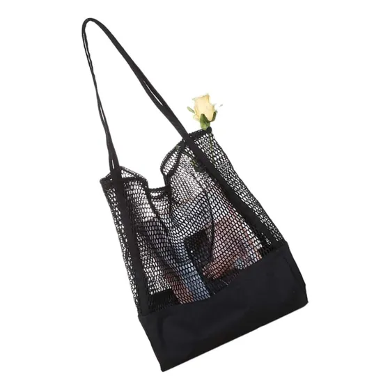 Bolsa Comestibl Reutilizabl Para Compra Fruta Asa Larga Neta