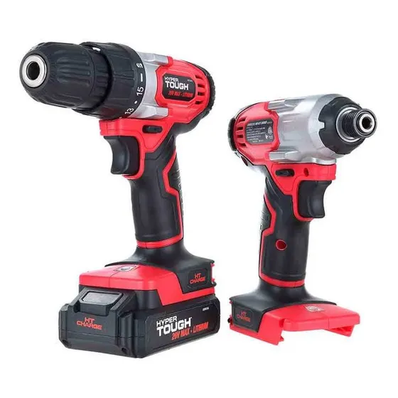  Combo Taladro 3/8  Y Atornillador Impacto 1/4  1 Bat/cargad
