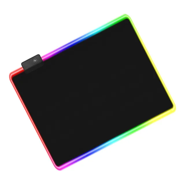 Mouse Pad Led Rgb Usb 32x22 12 Modos De Luz Antiderrapante