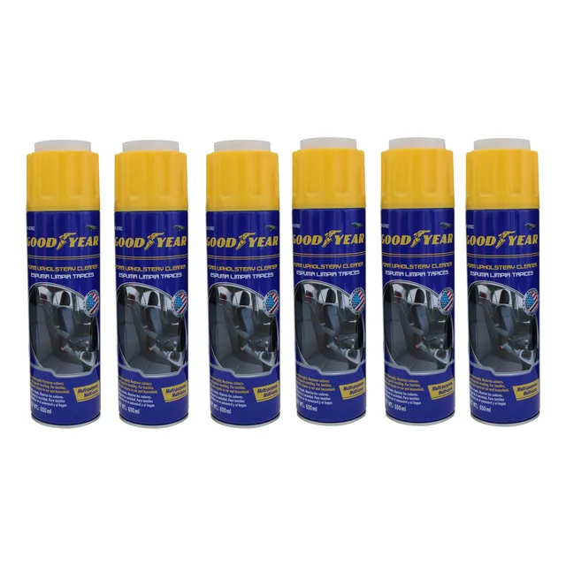 Limpia Tapiceria Espuma Goodyear 650ml Precio Mayor X 6 Und.
