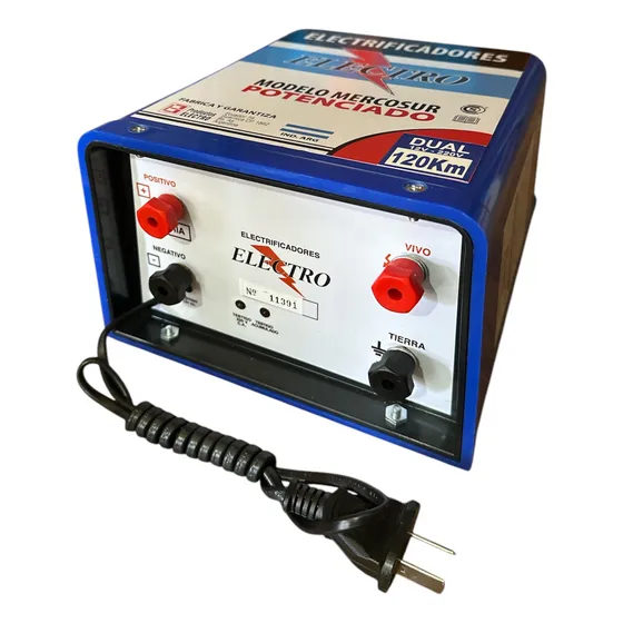 Boyero Electrificador Dual X 120km 220/12v Para Cercos