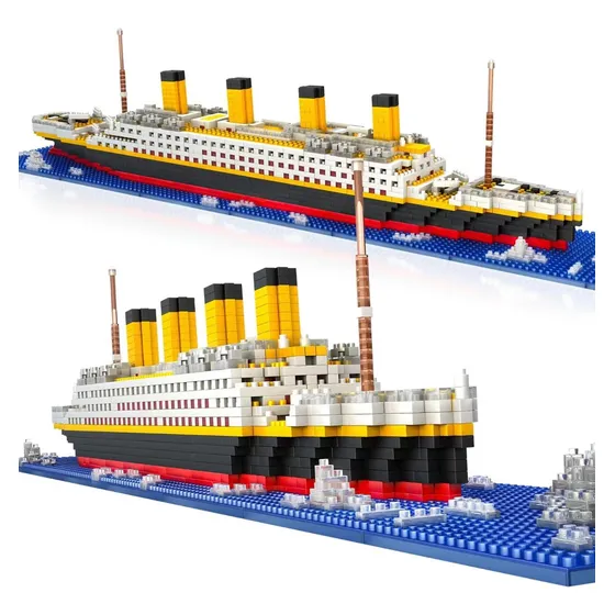 Titanic Kit 1860 Piezas Bloques Construcción 3d Educativos
