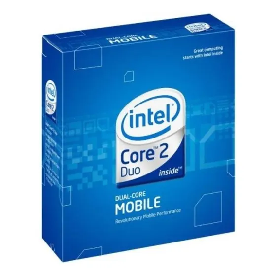 Processador Intel Core 2 Duo T9300 BX80576T9300 de 2 núcleos e 2.5GHz de frequência com gráfica integrada