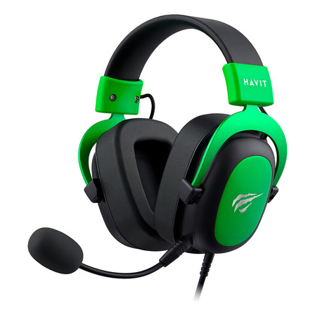 Headset Gamer Havit Gamenote H2002d Mic Removível Verde Headset Gamer Havit Gamenote H2002d Mic Removível Verde