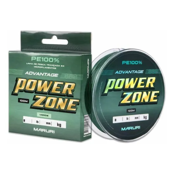 Linha Multifilamento 0,24mm 8 Fios Maruri Power Zone 100 Mt