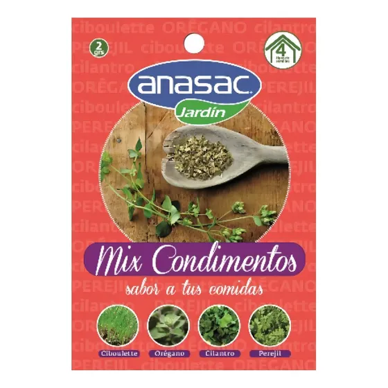 Semillas Mix Condimentos 2 Gr - Anasac