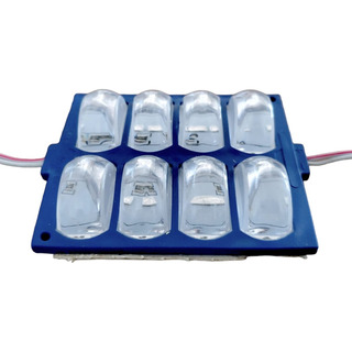 Modulo De Led Rigido Azul 9*7cm 8leds Modulo De Led Rigido Azul 9*7cm 8leds