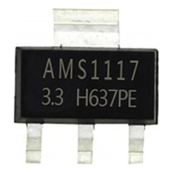 Ams1117 Lm1117 Regulador De Voltaje 3.3v 1a Sot-223