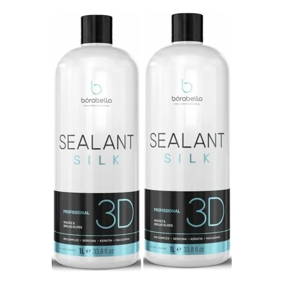 Kit 2 Borabella Selagem 3d Semidefinitiva Orgânica 1l