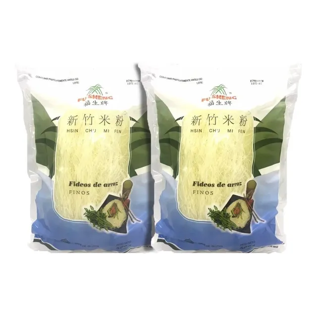 Pack 5u Fideos De Arroz Finos Celiacos 500 Gr