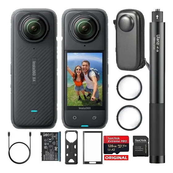 Câmera De Ação Insta360 X4 8k Envio Imediato No Brasil + Nf