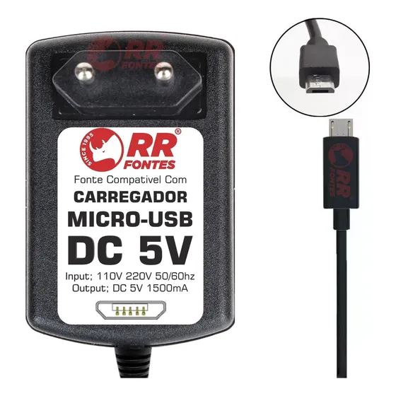 Carregador 5v Para Tablet Multilser M7 M7s M10a M9 M8 M8w