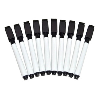 5 Canetas Preta Com Apagador Para Quadro Branco 5 Canetas Preta Com Apagador Para Quadro Branco
