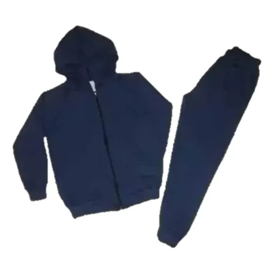 Conjunto Buzo Pantalon Y Poleron De Algodon Escolar Unisex