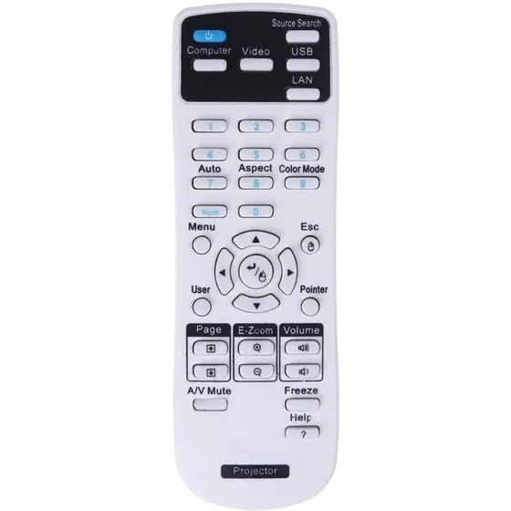 Controle Remoto P/ Projetor Epson S3 S4 S5 S8 S10 Powerlite