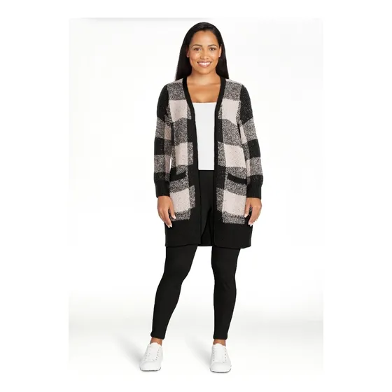 Sueter Tipo Cardigan Abierto Grueso Importado