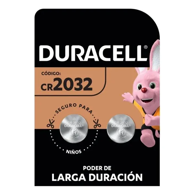 Duracell Pack X2 Pila De Boton Cr2032 Litio