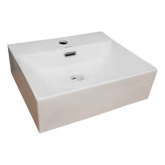 Bacha De Apoyo Rectangular 41 X 35 X 13cm Color Blanco