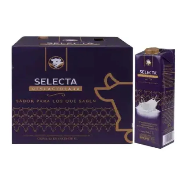 Leche Alpura Selecta Deslactosada 12 Pzas De 1 L