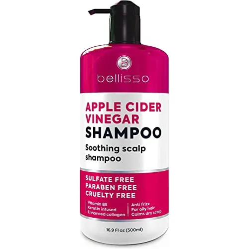 Champú De Vinagre De Manzana - Parabeno De Sulfato Y Lgd6m