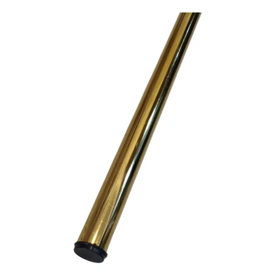 Tubo Dorado, 1.20 Cms, 1 Pulgada, Acero, Para Tiendas De Rop