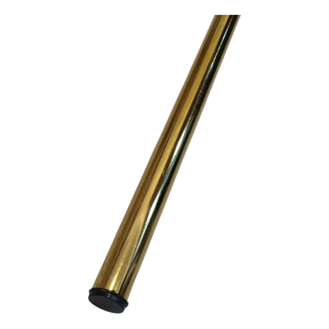 Tubo Dorado, 1.20 Cms, 1 Pulgada, Acero, Para Tiendas De Rop
