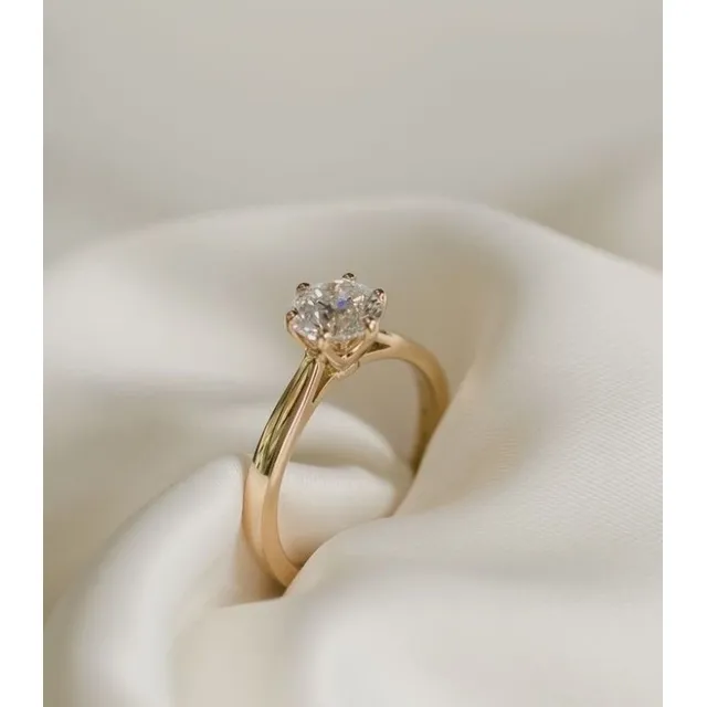 Anillo Compromiso Oro 10k