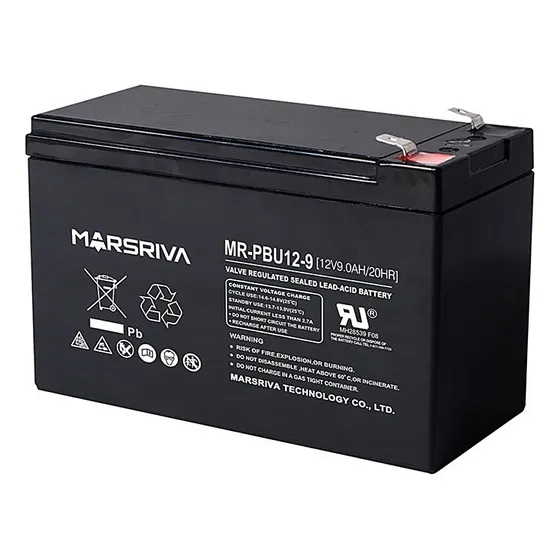 Mr-pbu12-9 Bateria Marsriva 12v 9ah Ups Alarma Mr-pbu12-9