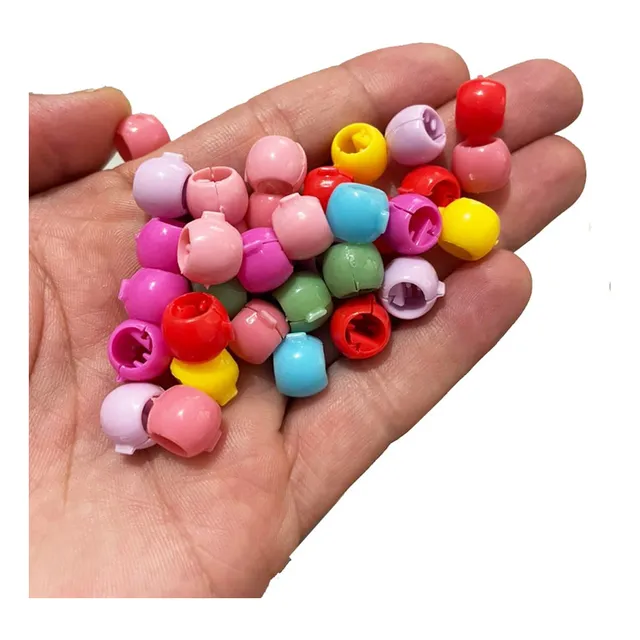 Terere Infantil Colorido Para Cabelo - 100 Pçs