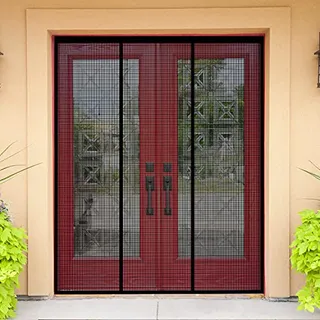 Puerta Con Pantalla Magnética De Fibra De Vidrio, Imanes Aut Puerta Con Pantalla Magnética De Fibra De Vidrio, Imanes Aut