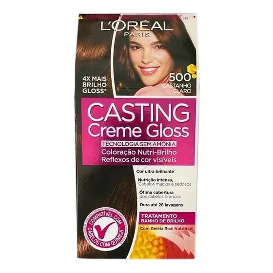 L´Oréal Casting Creme Gloss Coloração - 500 Castanho Claro
