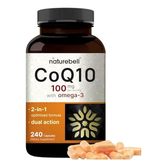 Coq10 (ubiquinona) 100 Mg Con Ácidos Grasos Omega