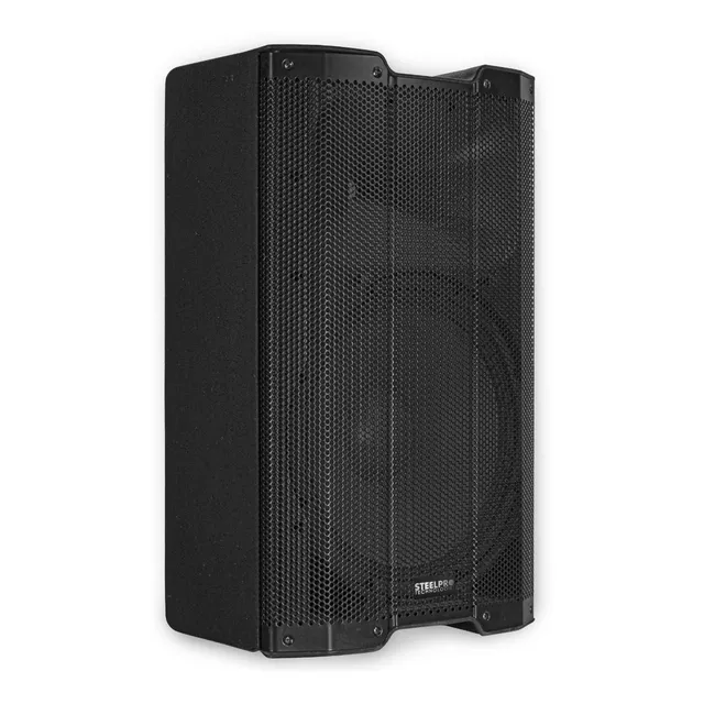 Bafle Amplificado 15 Bluetooth Alta Potencia Horus Steelpro Color Negro