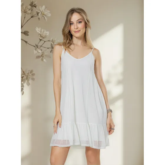 Vestido Corto Mujer Marfil Rutta 106112