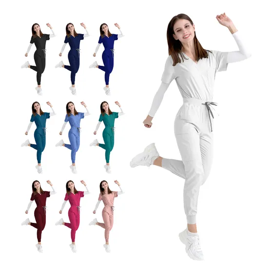Jelrisofit Pijama Quirúrgica Scrub Jogger Uniforme Antifluid