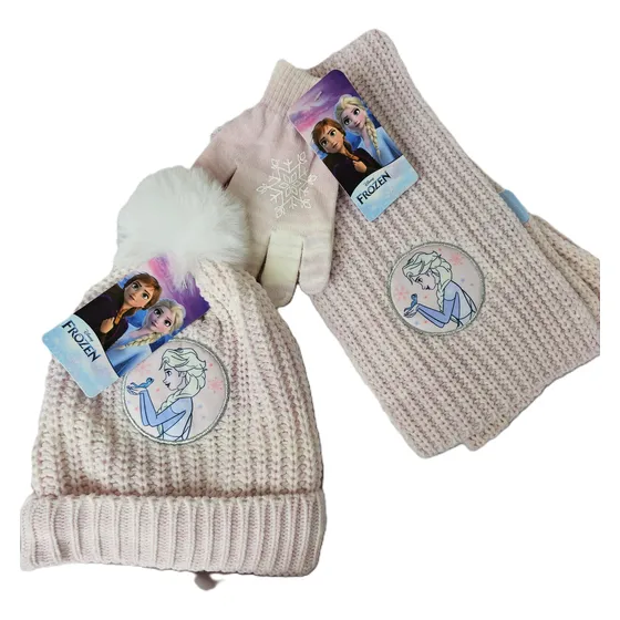 Gorro + Bufanda + Guante  Para Niñas Niños