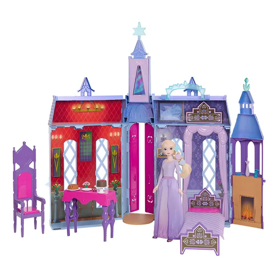 Castillo De Arandelle Con Muñeca Elsa De Frozen