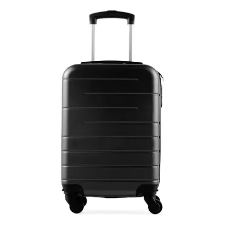 Mala De Bordo Pp 8 Kg Abs 4 Rodas 18,5 Downtown Preta Preto