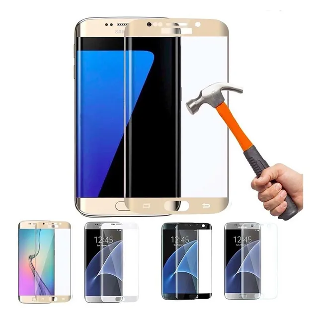 Mica Cristal Templado Curvo Samsung Galaxy S7 Edge S6 Edge S6 Edge Plus
