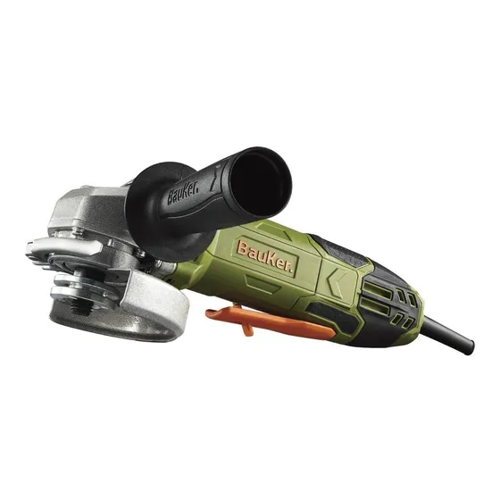 Esmeril Angular Eléctrico 4,5 820w 11000rpm Bauker Color Verde