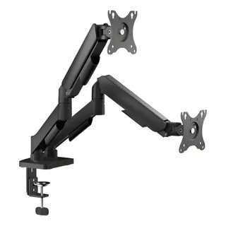 Suporte De Mesa P/ 2 Monitores Articulado 17 A 32 Ajustável