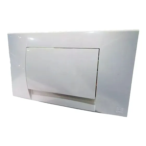 Tecla Boton Descarga Deposito Inodoro Pared Suma Ideal Blanc