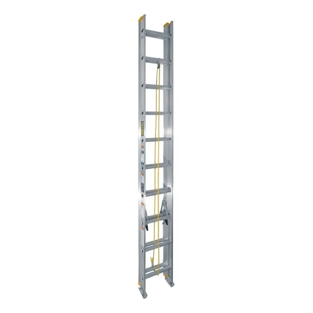Escalera De Aluminio Extensión 20 Escalones Surtek Ee20 Color Gris