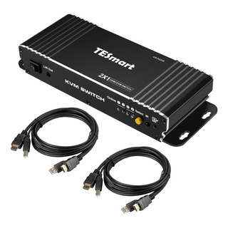 Tesmart Kvm Switch Hdmi Pc Switcher 2 Entrada 1 Salida Kv... Tesmart Kvm Switch Hdmi Pc Switcher 2 Entrada 1 Salida Kv...