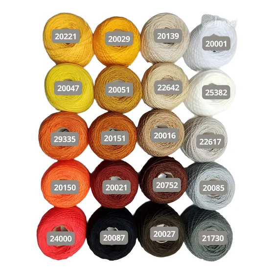 Hilo Crochet Colombiano Para Tejer 40g, (pack 6 Und)