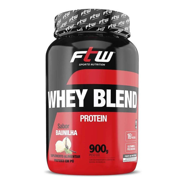 Whey Blend Protein Isolada 900g Sabor Baunilha - Ftw Whey Blend Protein Isolada 900g Sabor Baunilha - Ftw