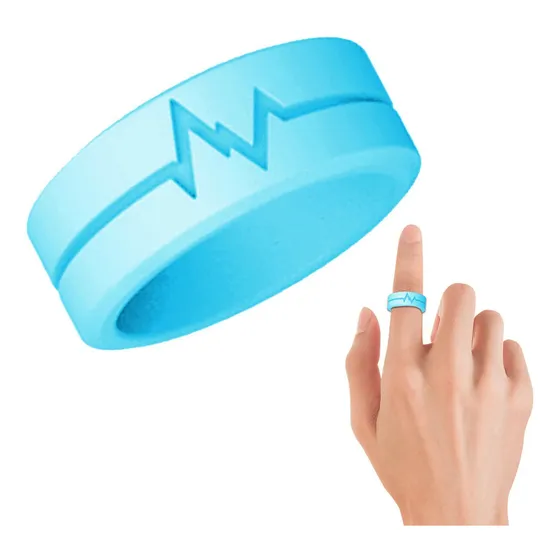 Anillos De Silicona Mujer Anillo Clásico De Silicona Ecg Hea